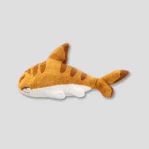 Orange Sharkitty Plush